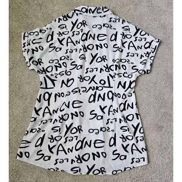 Shein Curve Collared Shirt Dress Size 1XL - Picture 7 of 8